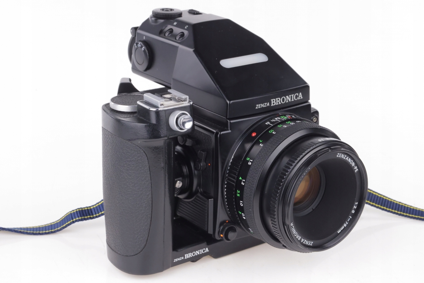 Bronica ETRsi + 75/2.8 pryzmat AE-III kaseta grip Bronica Etr si 75mm WWA Kod producenta Interfoto