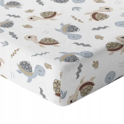 PRZEŚCIERADŁO DO ŁÓŻECZKA 120x60 Z GUMKĄ GRUBA BAWEŁNA 100% PRODUKT POLSKI