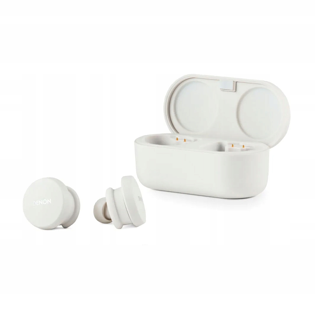 Nowoczesne słuchawki Denon PearL Pro Bluetooth 5.3 w kolorze Białym