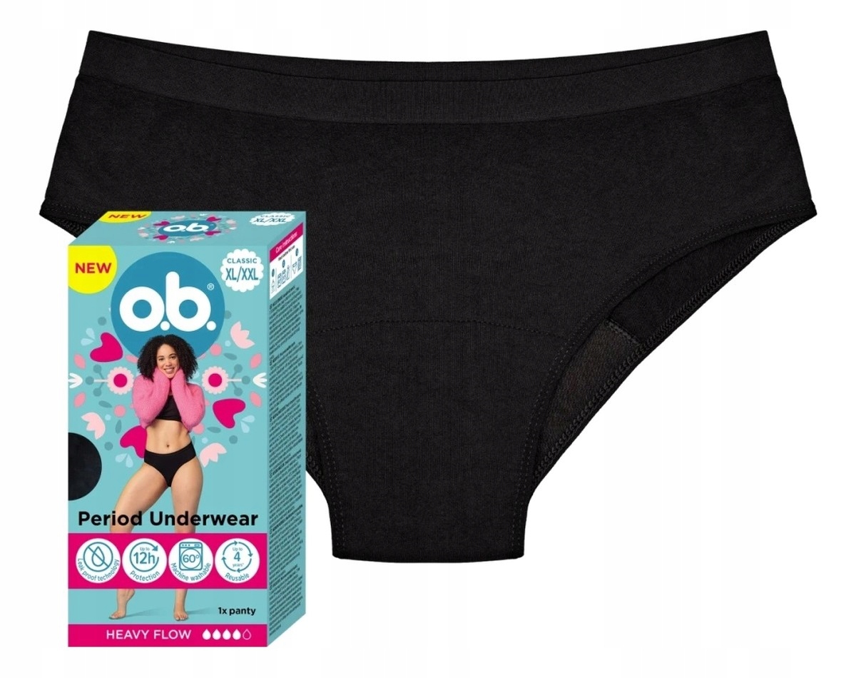 O.b. Classic majtki menstruacyjne na obfite miesiączki xl/xxl 1szt.