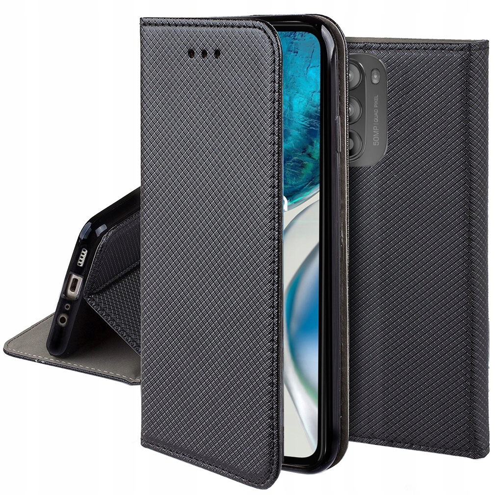 

Etui do Motorola Moto G52 G82 Magnet Szkło