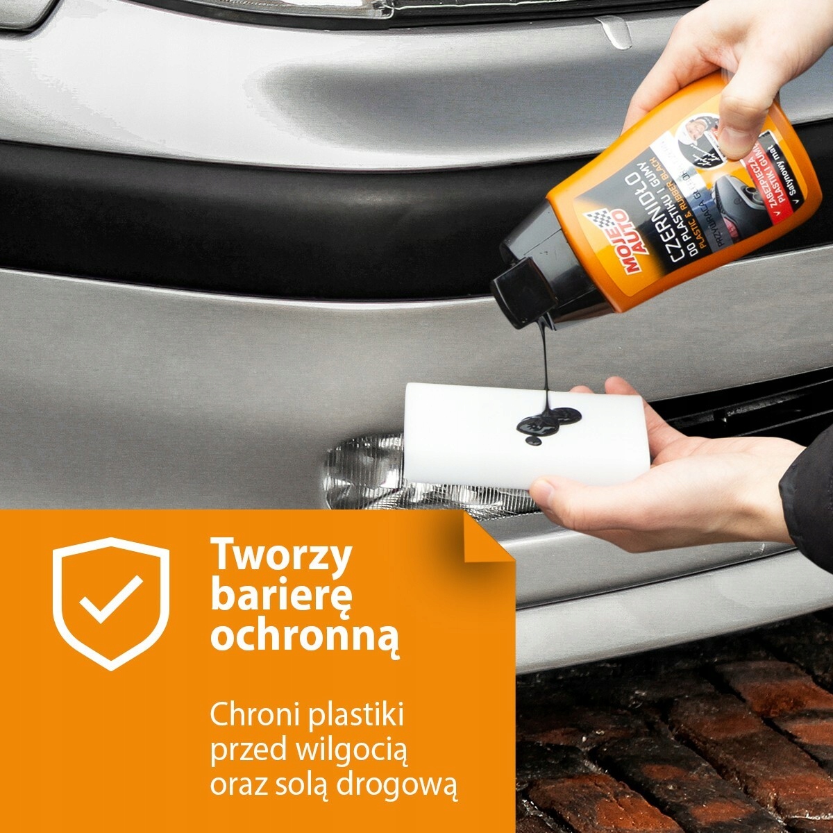 Czernidło do plastiku i gumy Moje Auto Numer katalogowy producenta 19-644