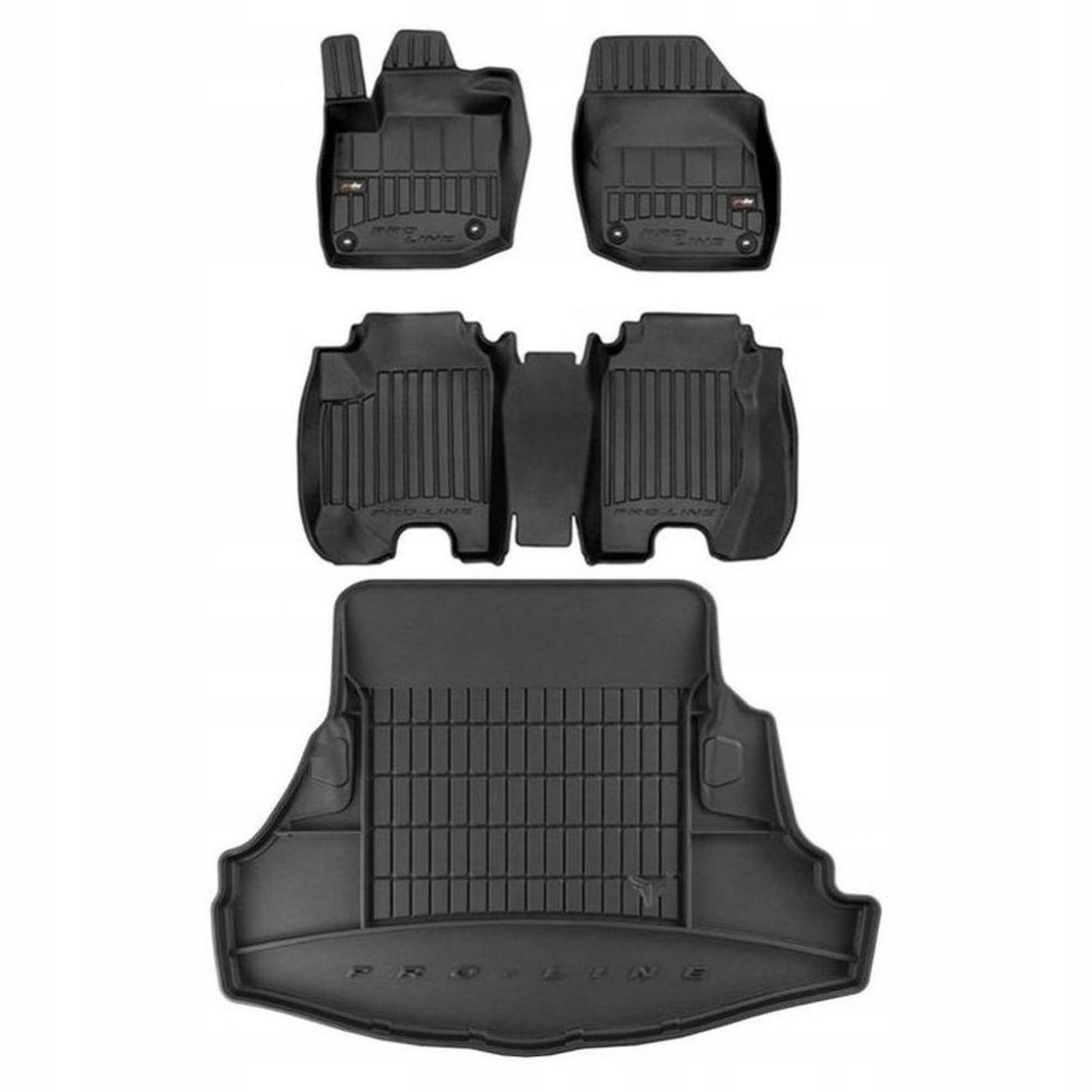 3D gumová sada koberců a rohožek Honda Accord VII 2002-2008 Sedan s kolem