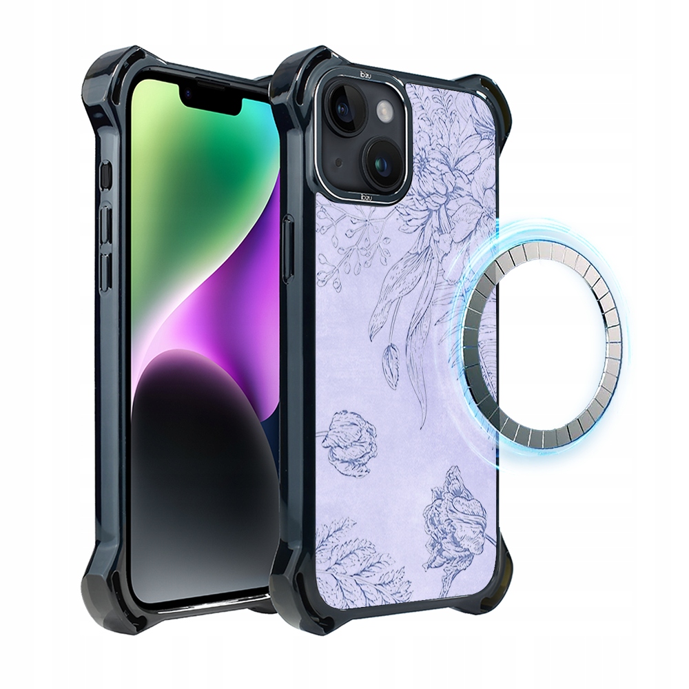 Pouzdro pro iPhone 14 Plus Ibizu DropGuard Ultra s MagSafe, plochá socha