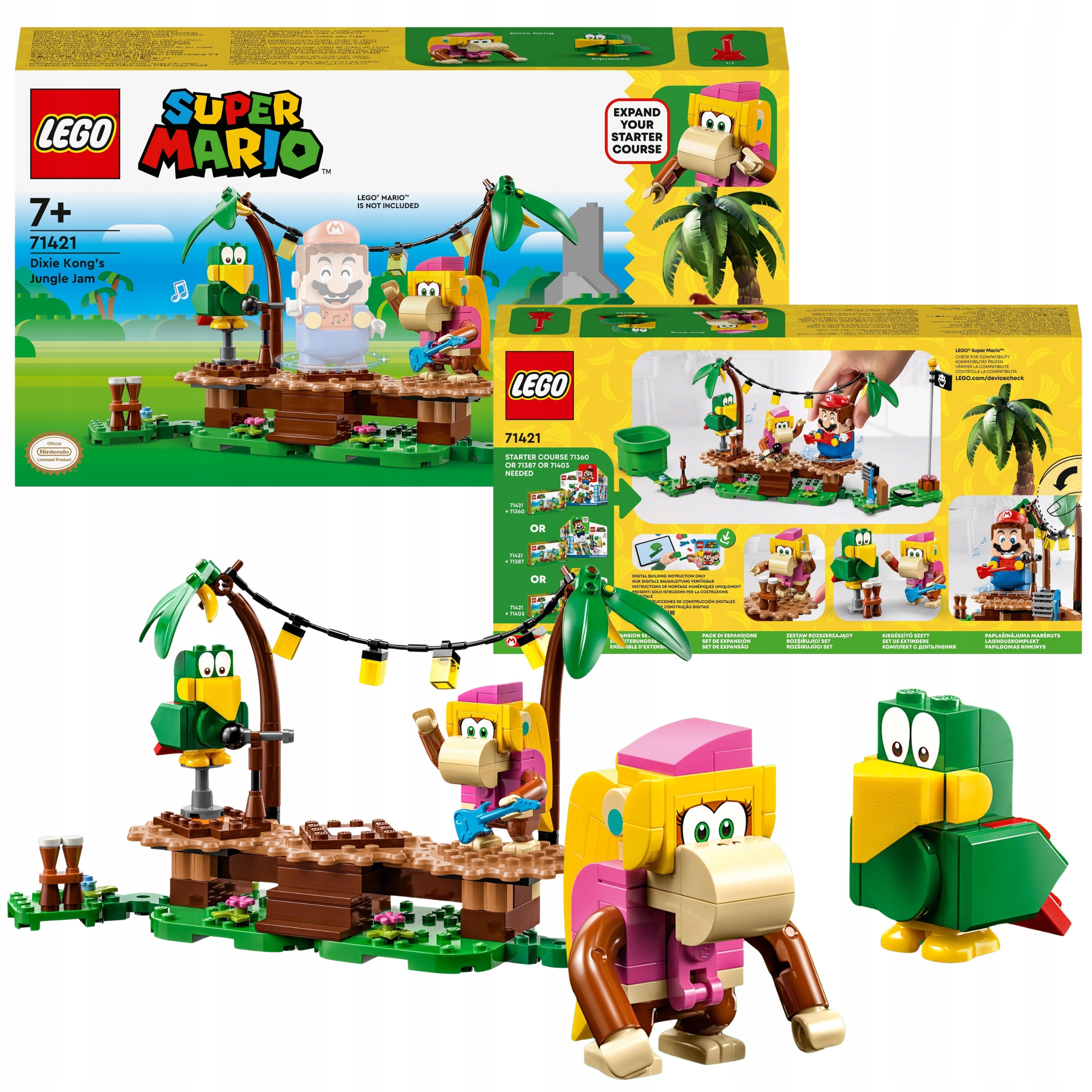 Lego Mario 71421 Rozšiřující Set Pro Džunglový Koncert Dixie Kong