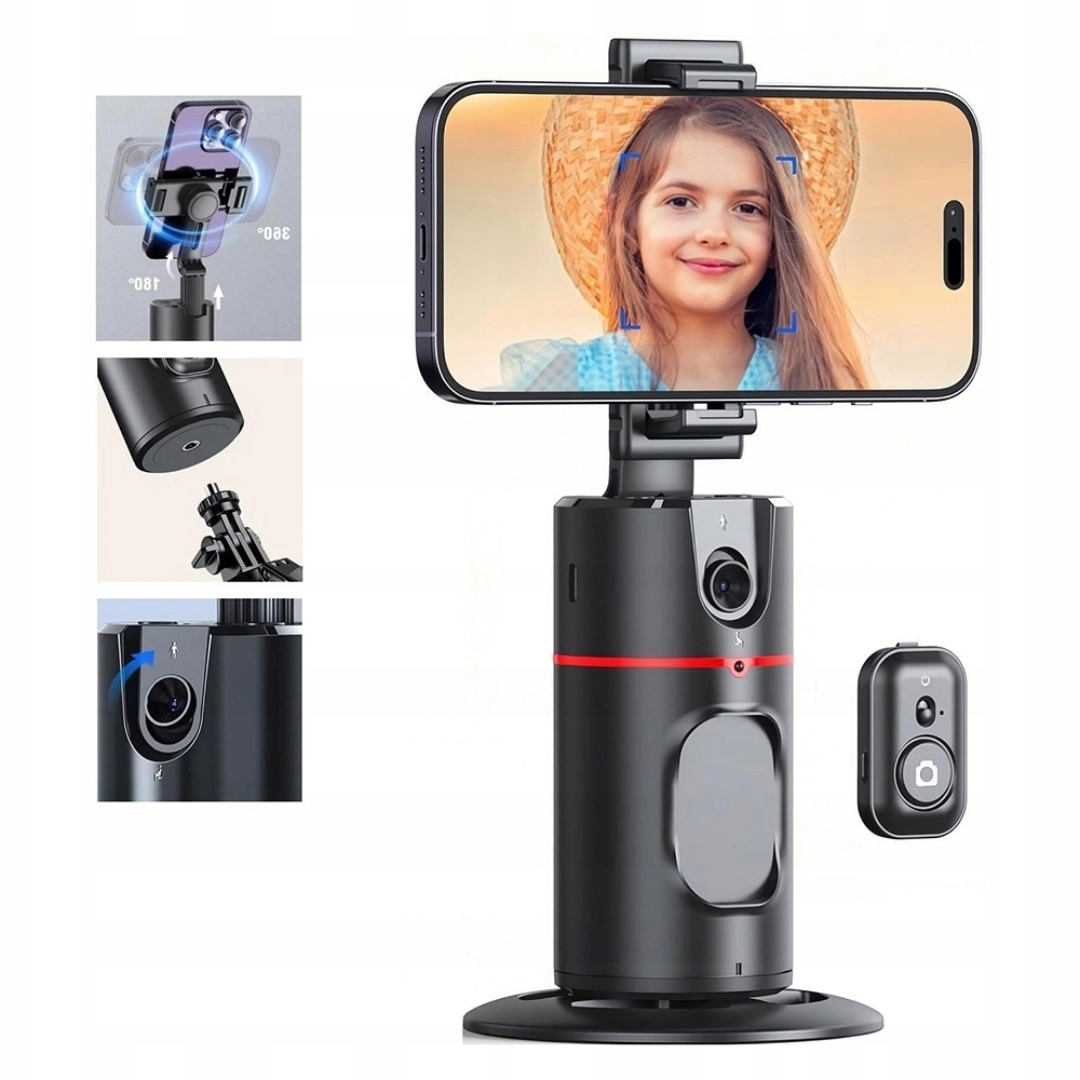 Wysuwany Statyw Na Telefon 360° Automatyczne Śledzenie Ruchu