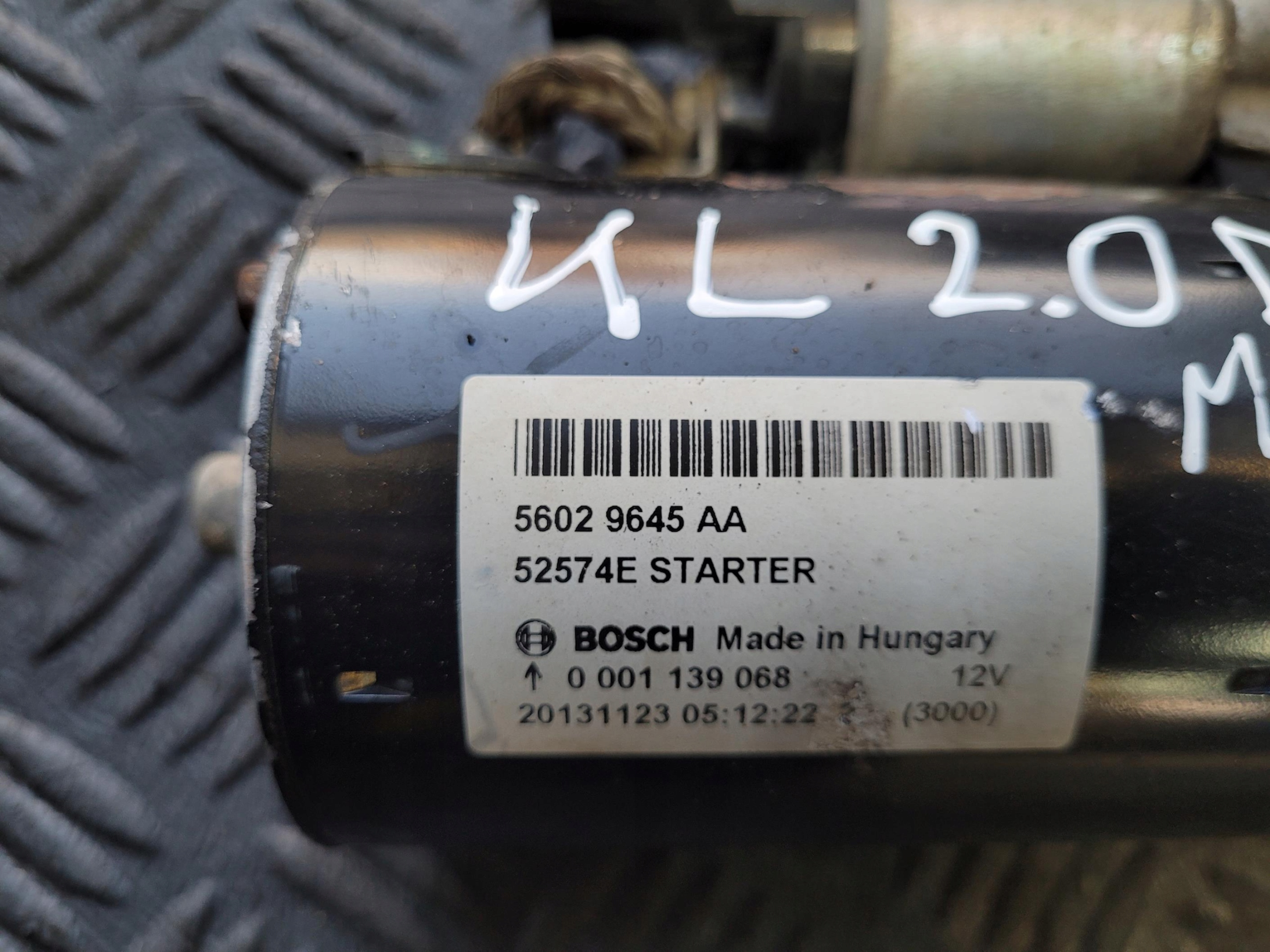 starter 56029645AA MANUAL 4X4 JEEP CHEROKEE KL 2.0 CRD MTJ MULTIJET