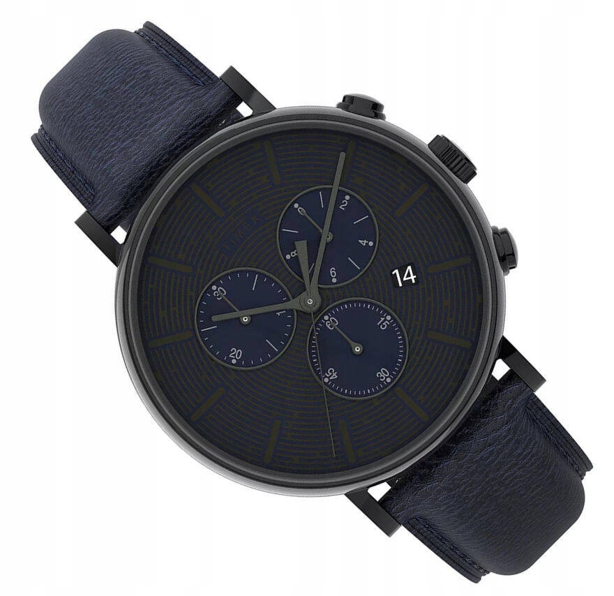 Podsvícené Klasické Pánské Hodinky Timex Chronograf TW2U88900