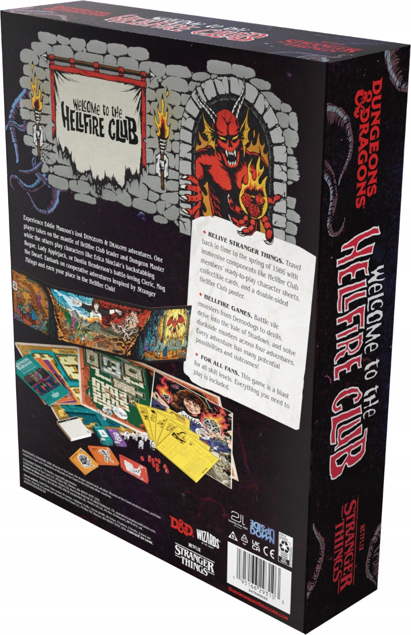 DUNGEONS & DRAGONS RPG STRANGER THINGS WELCOME TO THE HELLFIRE CLUB Nazwa DUNGEONS & DRAGONS RPG - STRANGER THINGS WELCOME TO THE HELLFIRE CLUB