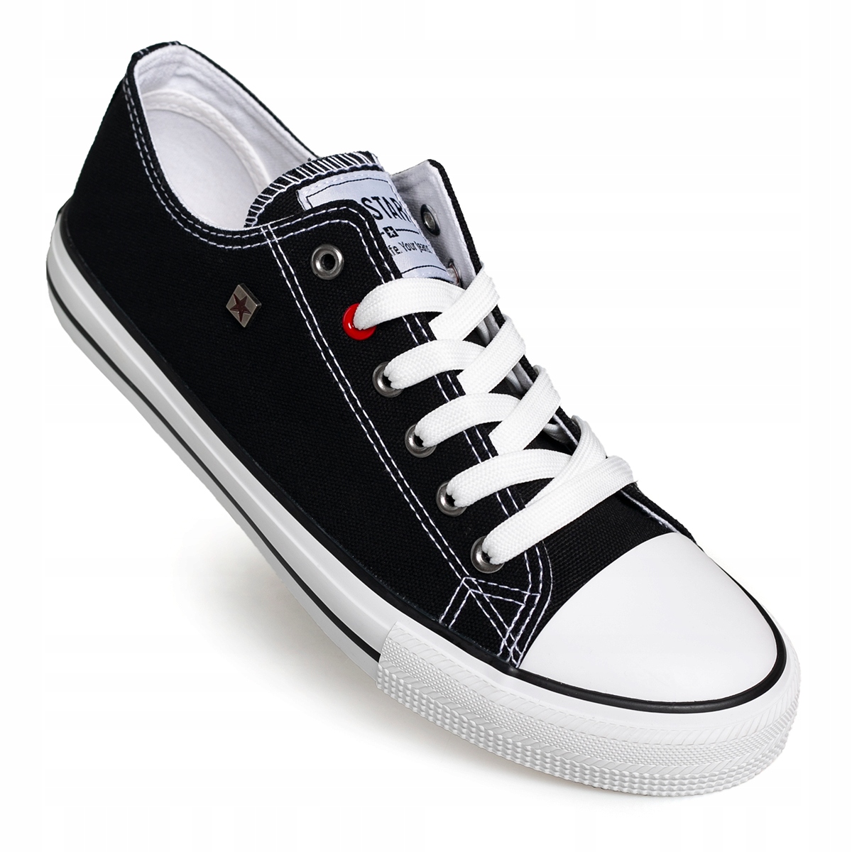 

Big Star Trampki Damskie Niskie Czarne T274023 38