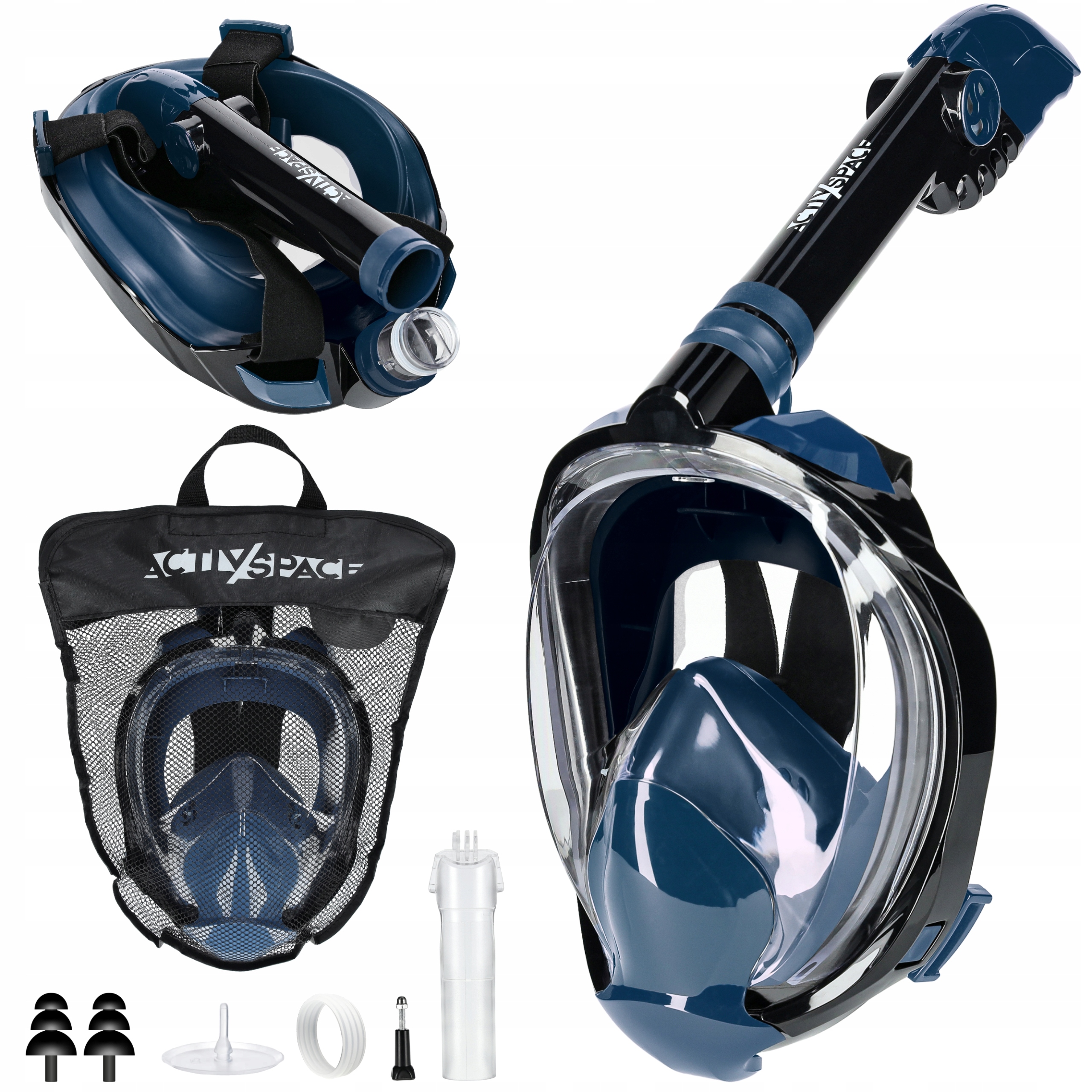 Potápěčské Brýle Na Potápění A Šnorchlování, Celoobličejová, Do Vody, Se Nezamlžuje, L/XL Pro