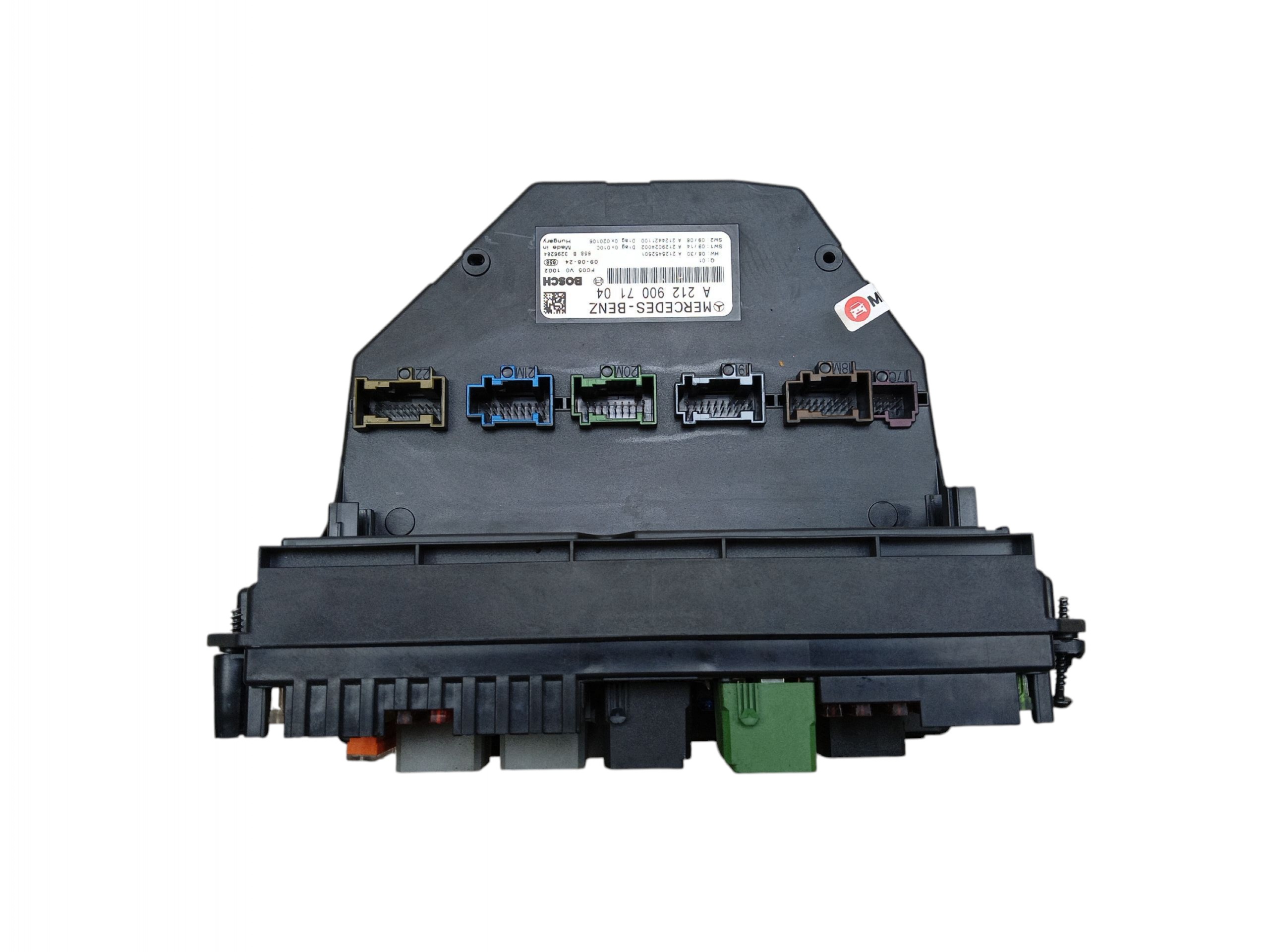 compartment of fuses module control unit SAM MERCEDES E W212 A2129007104