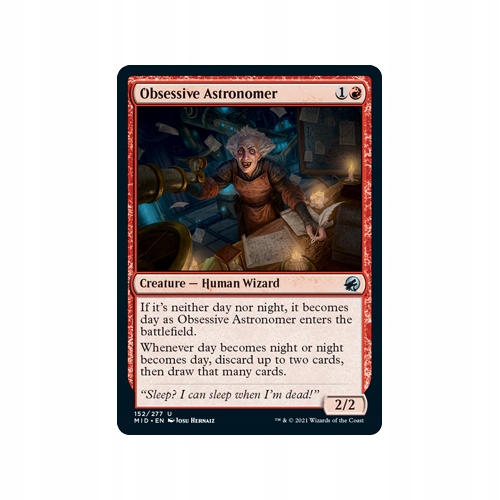 Mtg 2x Obsessive Astronomer Foil (Uncommon)