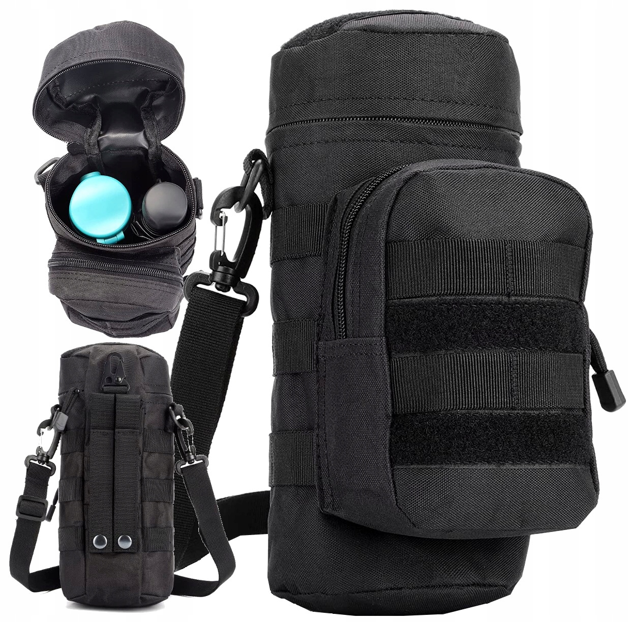 Taktyczna militarna saszetka Molle butelkę bidon Typ saszetka