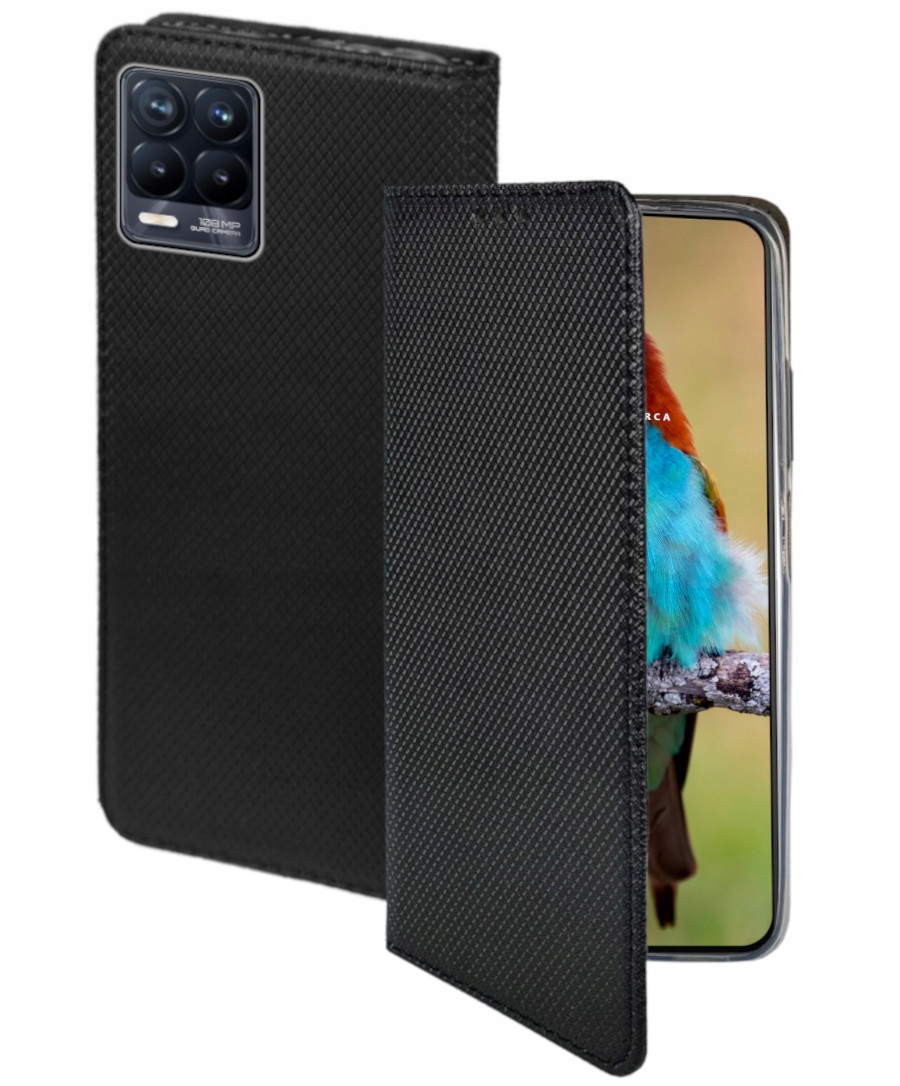 

Etui Smart Magnet Case Do Realme 8 8 Pro Szkło
