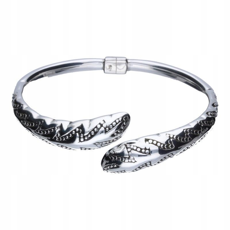 Náramek bangle 925 stříbro 14.91 g vyražený jako dárek