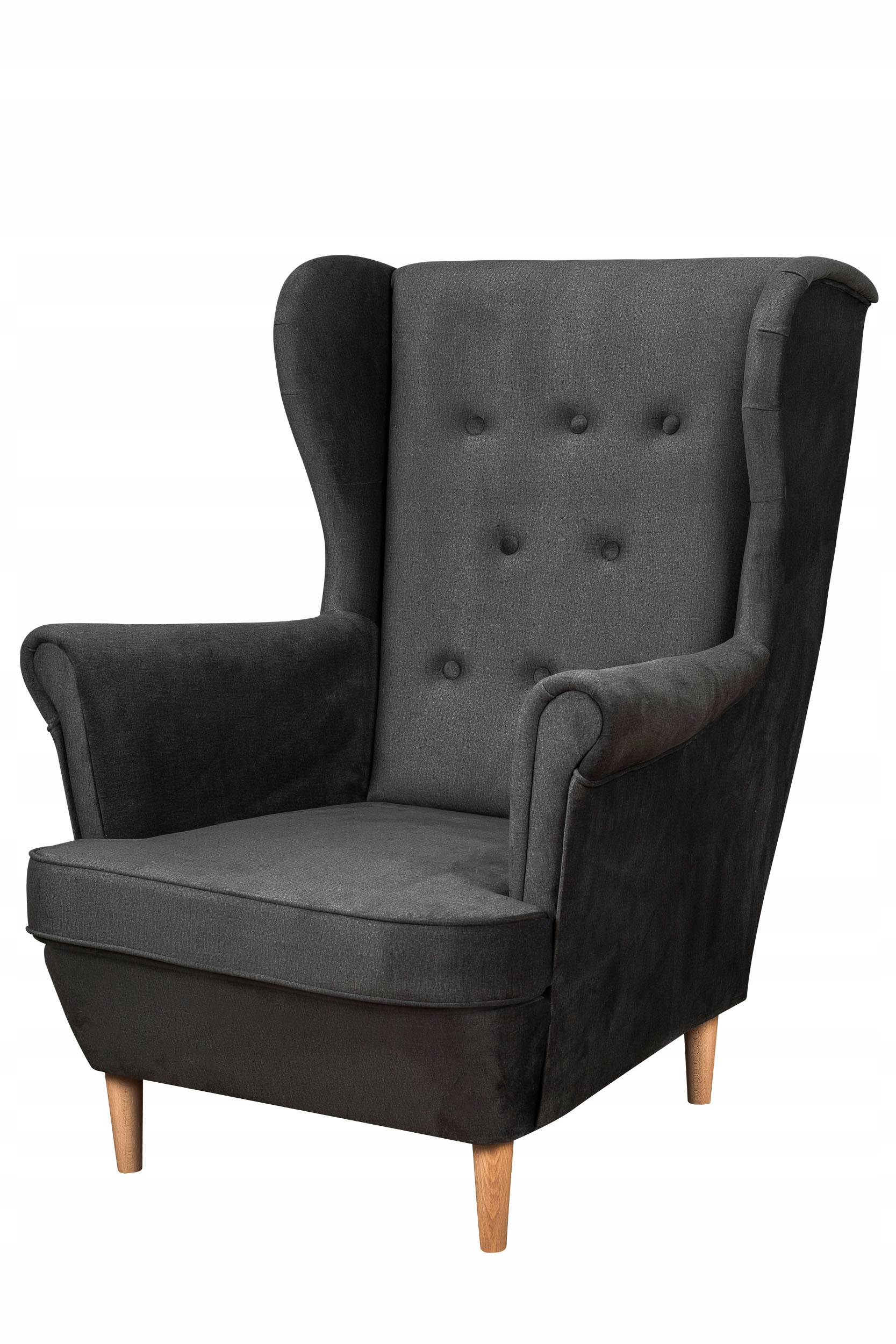 Skandinávské Pohodlné A Komfortní Křeslo Uszak Floki Antracit