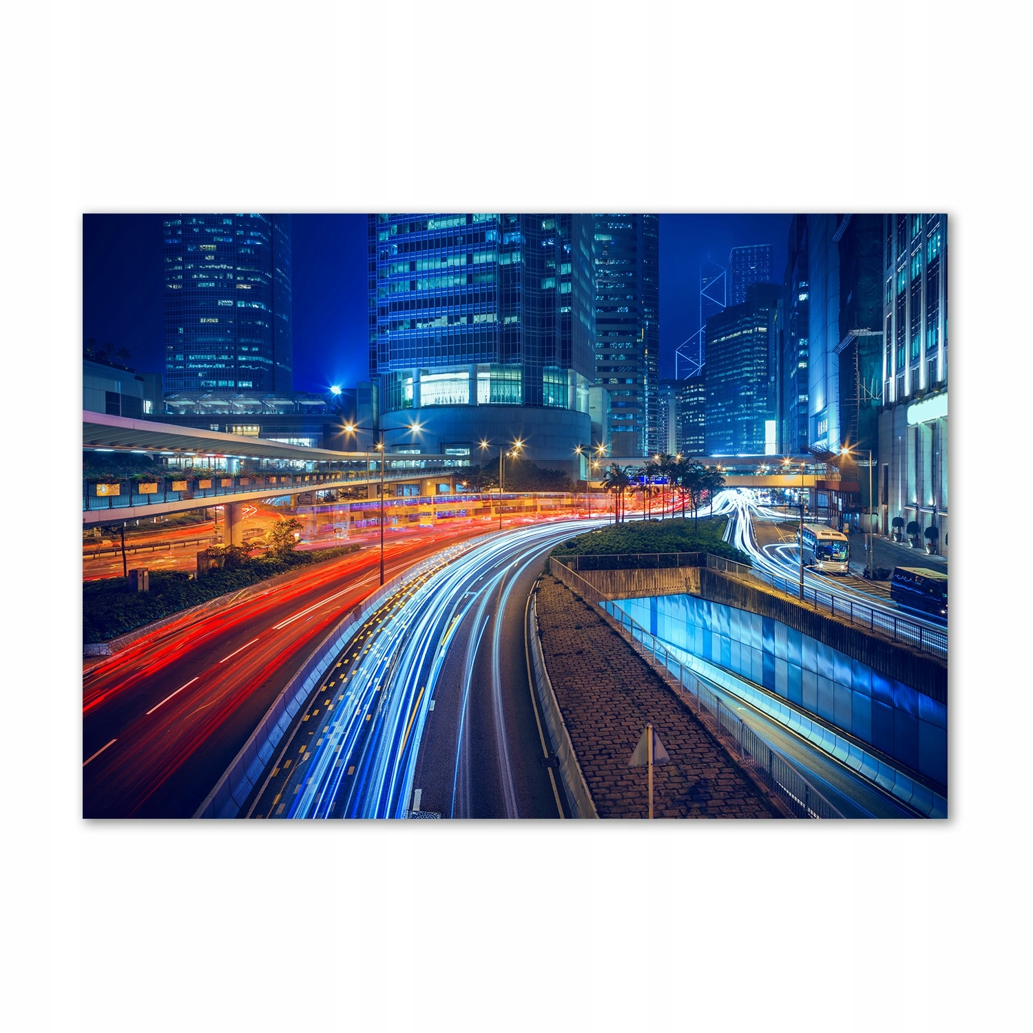 

Foto obraz szkło akrylowy Hongkong nocą 100x70 cm