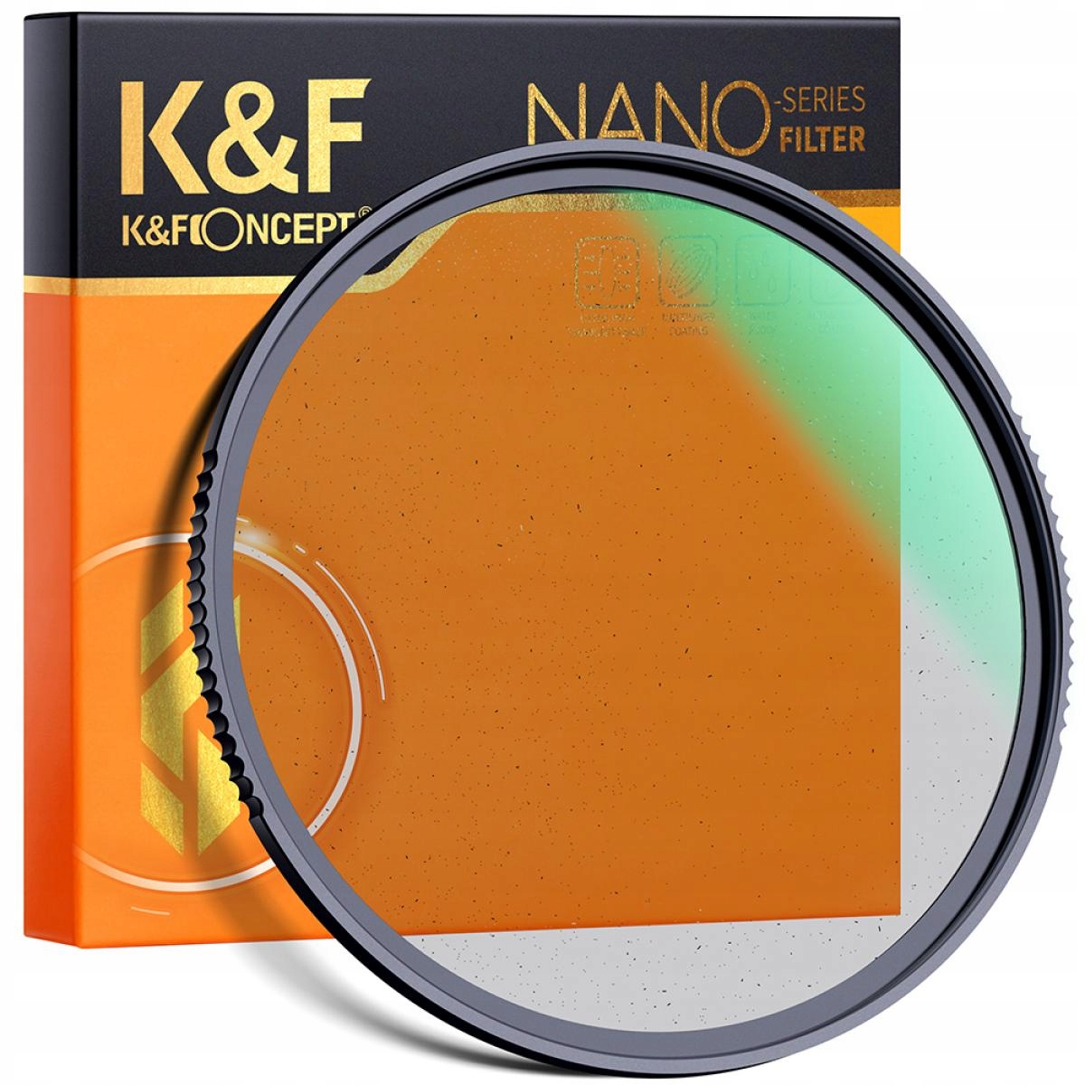 K&F ФИЛЬТР диффузный Черный туман 1/8 NanoX 52 мм