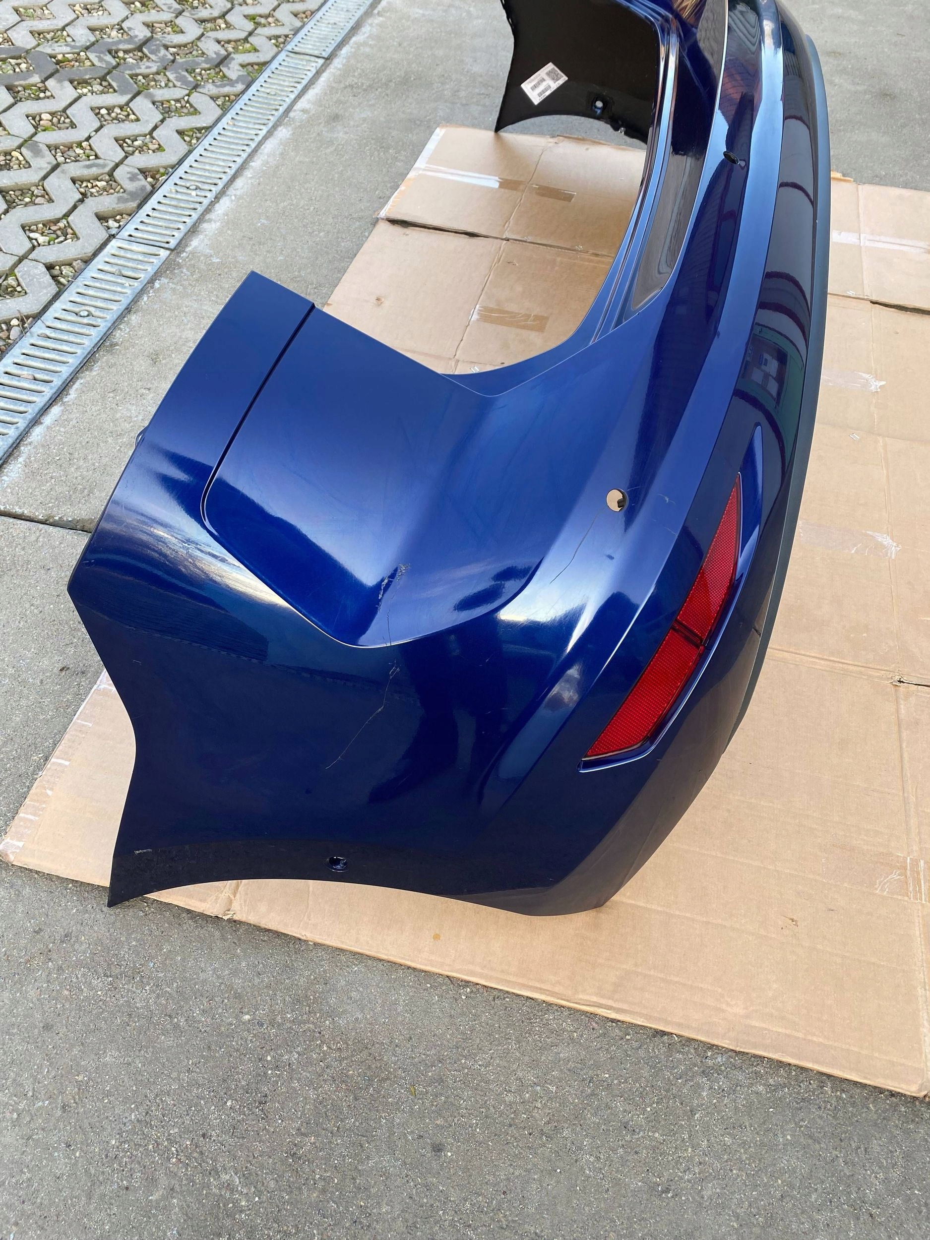 VW TOURAN III 5TA complete bumper rear part rear PDC LC5B