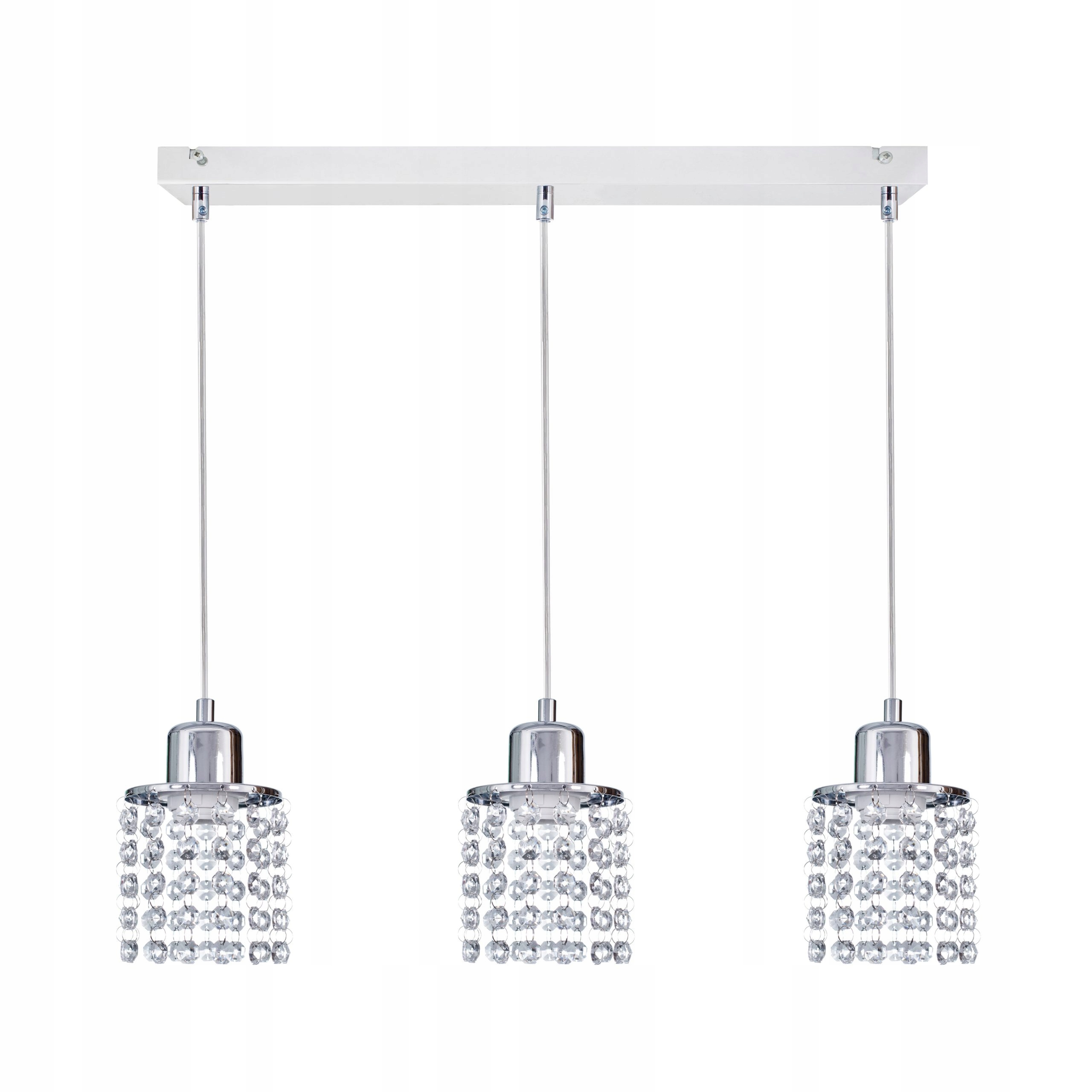 

Superstar 3 lampa wisząca chrom kryształ sufitowa