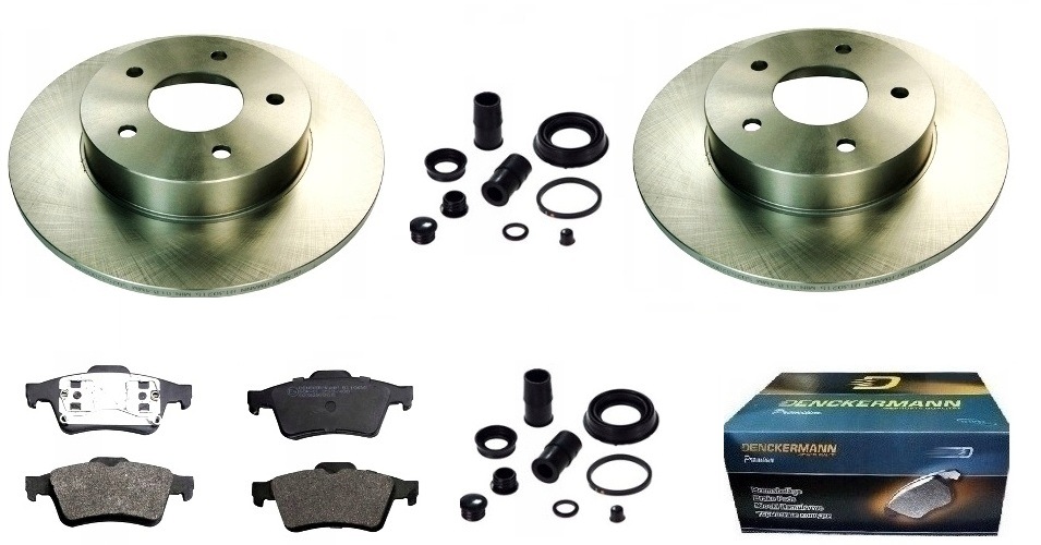 Kotouče opravné destičky Nissan Primera P12 WP12 2002-2008 Zadní Sada