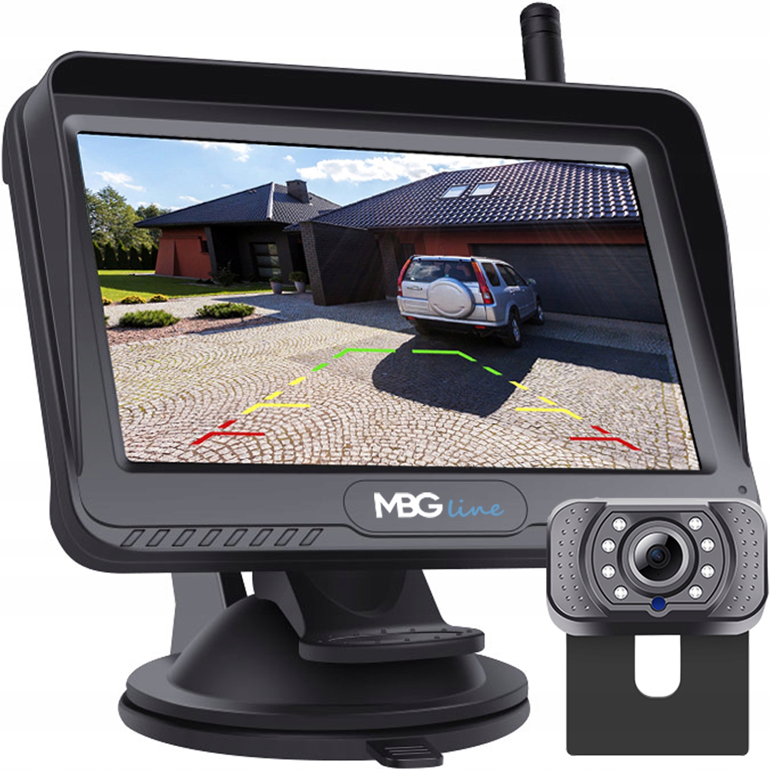 Bezdrôtový Parkovací Cúvací Set Wifi Kamera Hd Monitor Široký Uhol