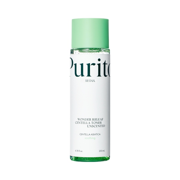 Purito Seoul Wonder Releaf Centella Bezoplachové pleťové tonikum 200 Ml