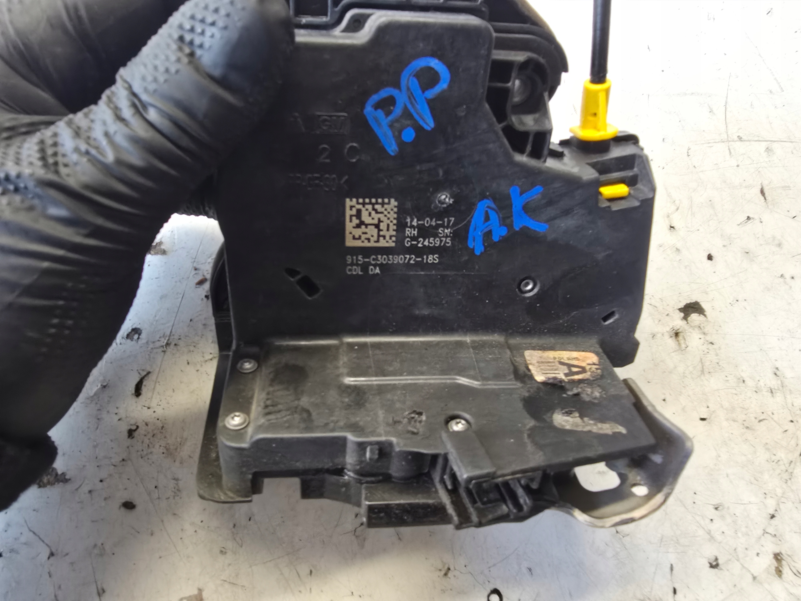 OPEL ASTRA K 5 V lock door right front front EUROPA