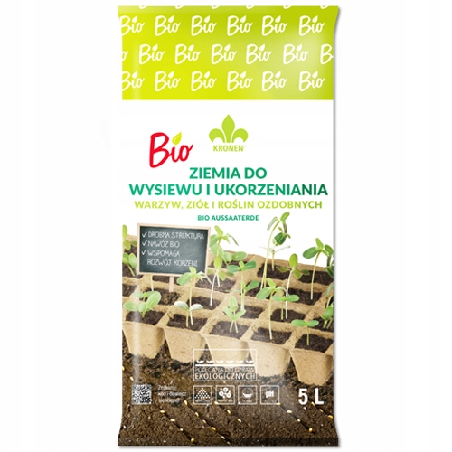 

Kronen Ziemia Bio Do Wysiewu I Ukorzeniania 5L