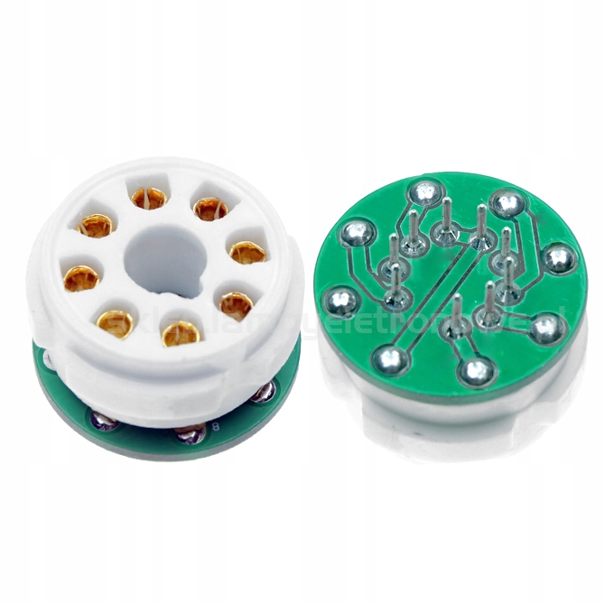 Adaptér adaptér z lamp 6SN7 (6SL7) na ECC82 12AU7 (ECC83 12AX7)