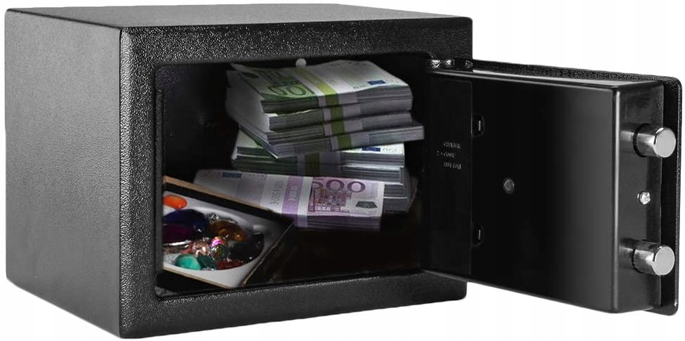 SEJF Domowy na Pieniądze Broń Klucze Ścienny mini mały Kasa Pancerna Marka Stahl