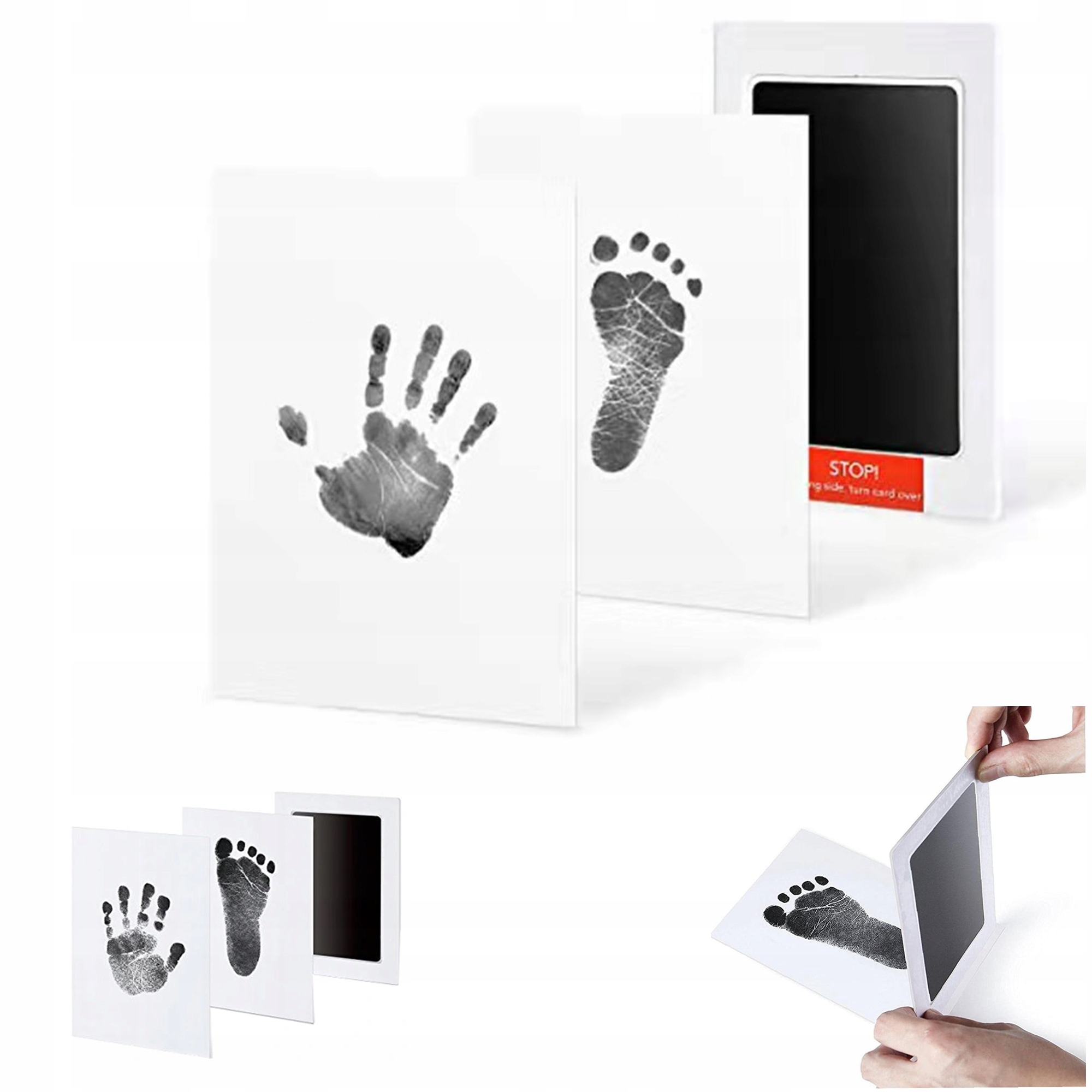 НЕОКРАШЕННЫЙ ОТПЕЧАТОК РУЧКИ НОГИ РЕБЕНКА СУВЕНИР ДЛЯ РОЖДЕНИЯ РЕБЕНКА ТУШЬ