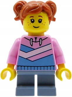 

Lego City figurka Dziecko Dziewczynka rude włosy