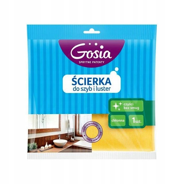 

Gosia Ścierka do szyb i luster z mikrofibry 1szt