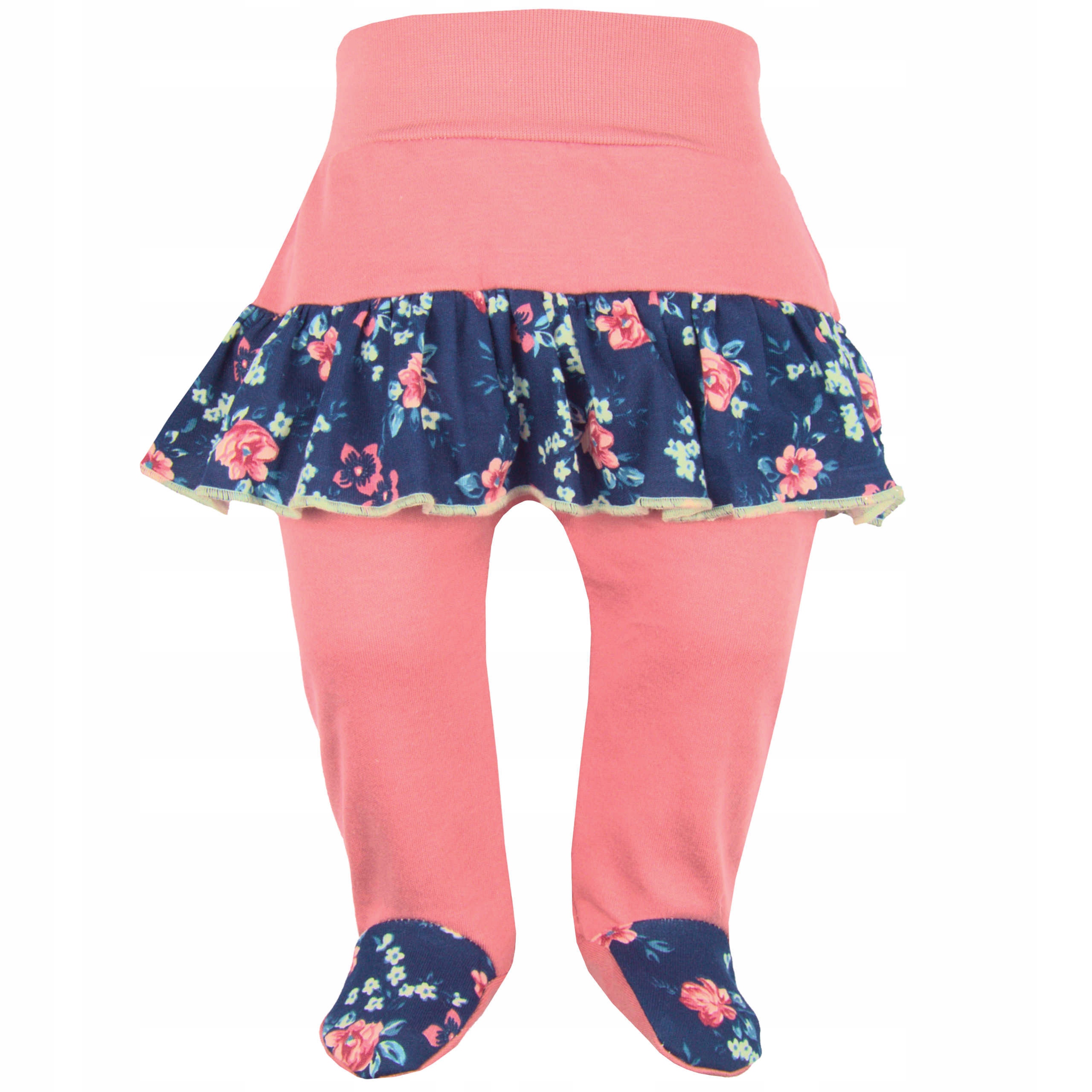 

Półśpiochy Z Falbanką 68 bawełniane Bezuciskowe