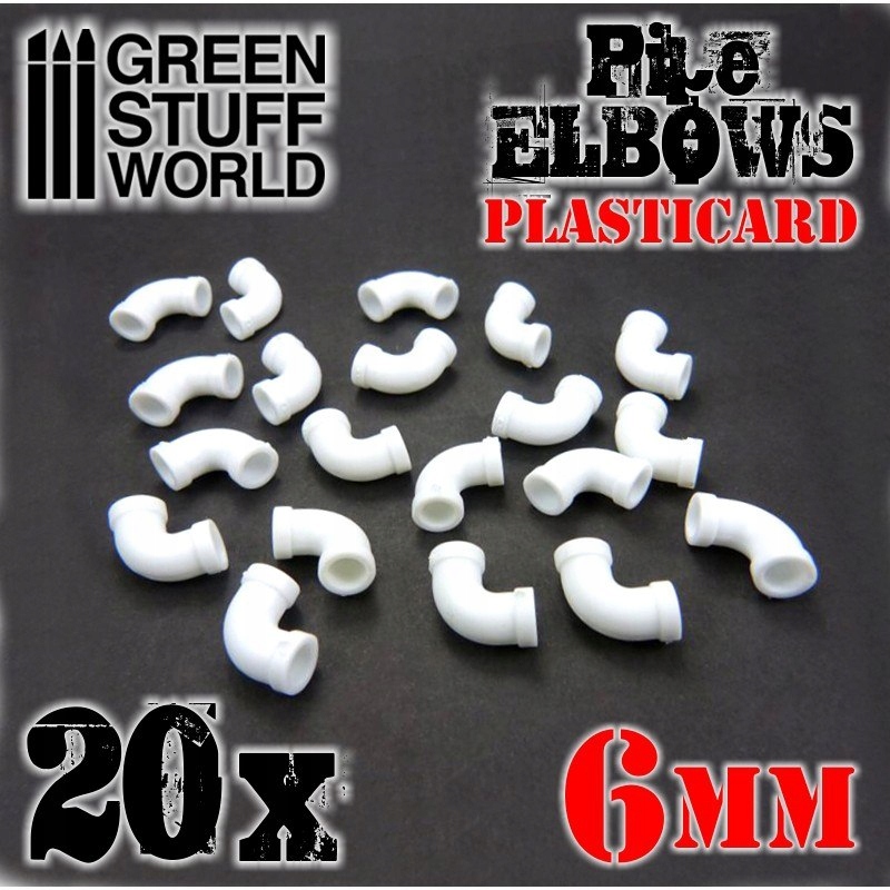 Rura plastikowa Kolanka 6mm 20 szt.