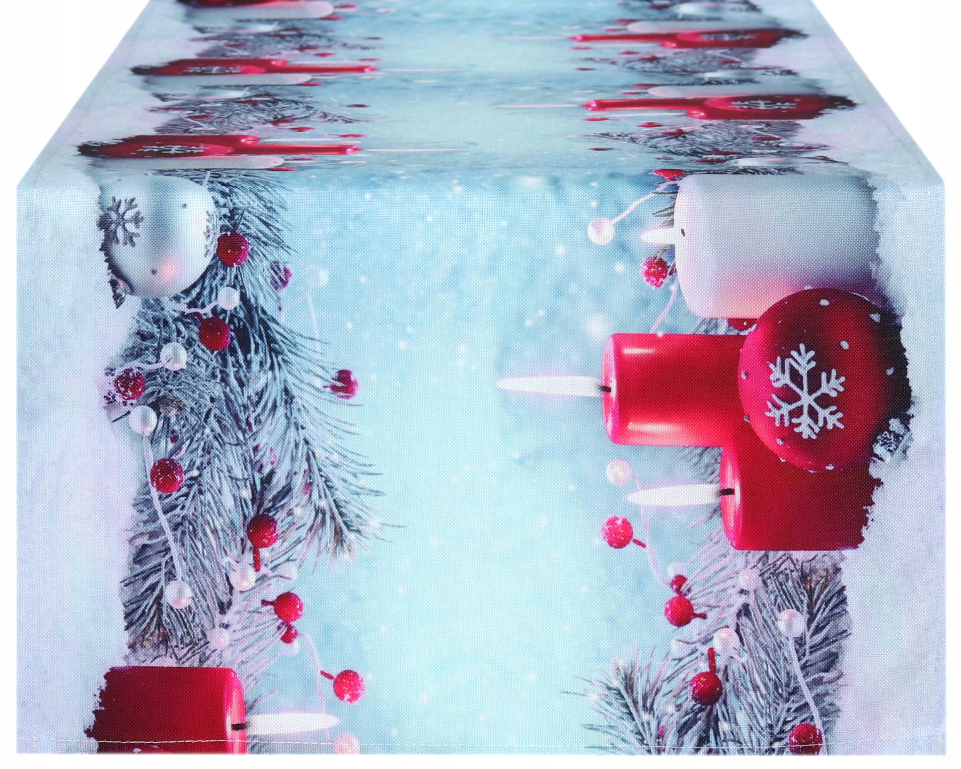 

Bieżnik Świąteczny 40x85 Serweta na Stół Świeczki