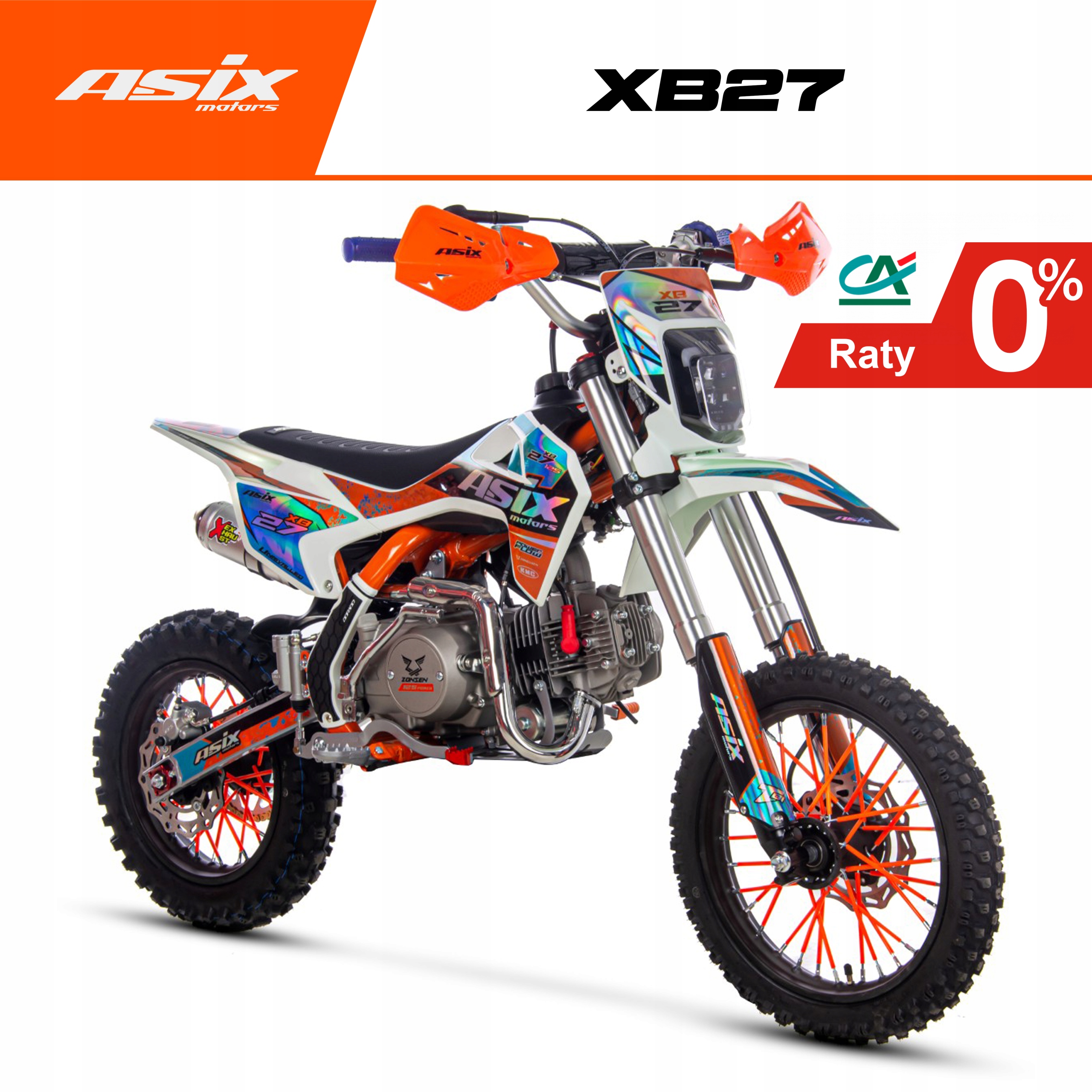 CROSS 125 ASIX XB27 90 110 LICZNIK MTH LAMPA LED TRANSPORT RATY 0