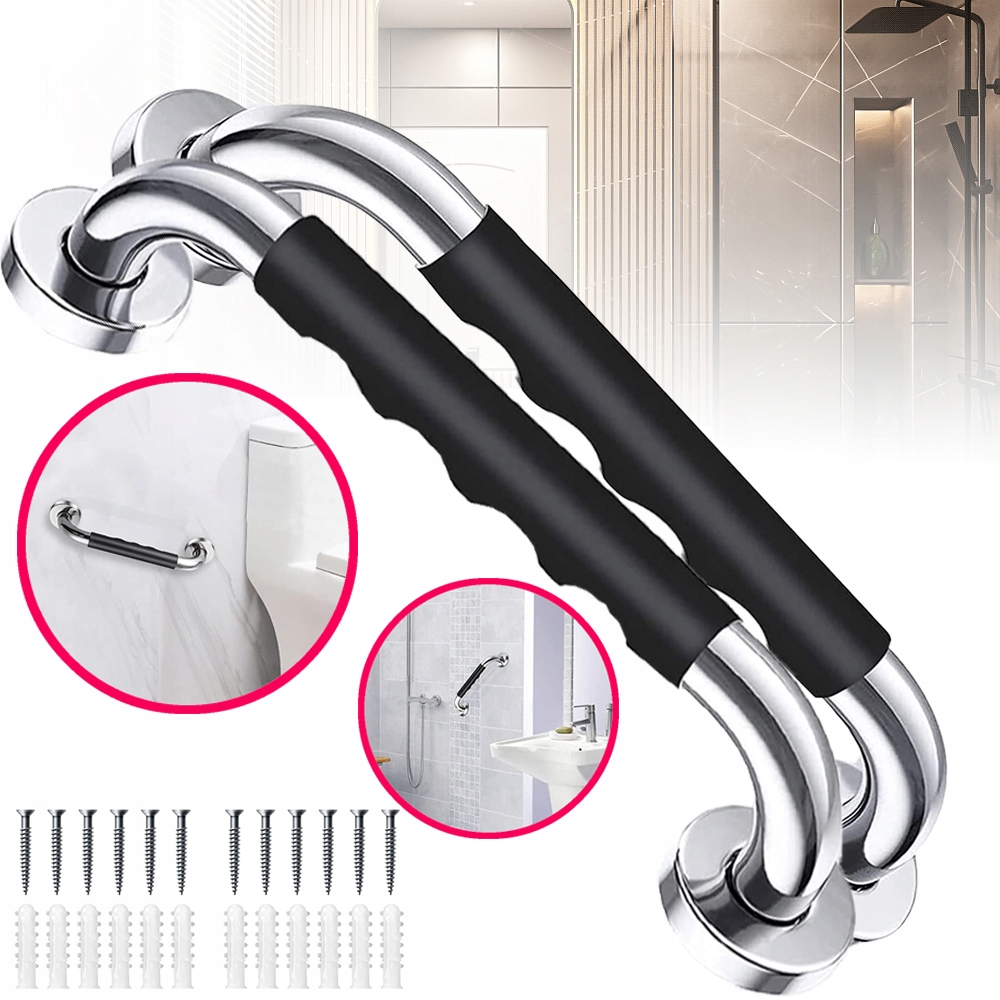 2 Szt Antypoślizgowy Przenośny Uchwyt Do Wanny Dla Dzieci I Seniorów 33,5CM