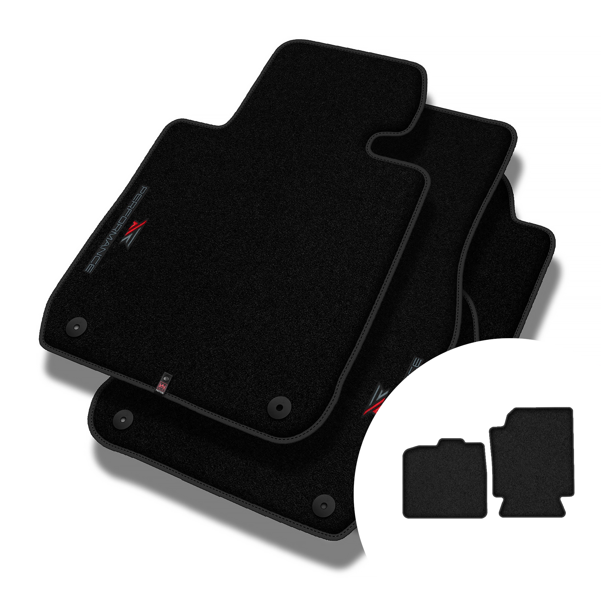 Velúrové koberčeky Performance Premium pre Smart Fortwo II 2007-2014