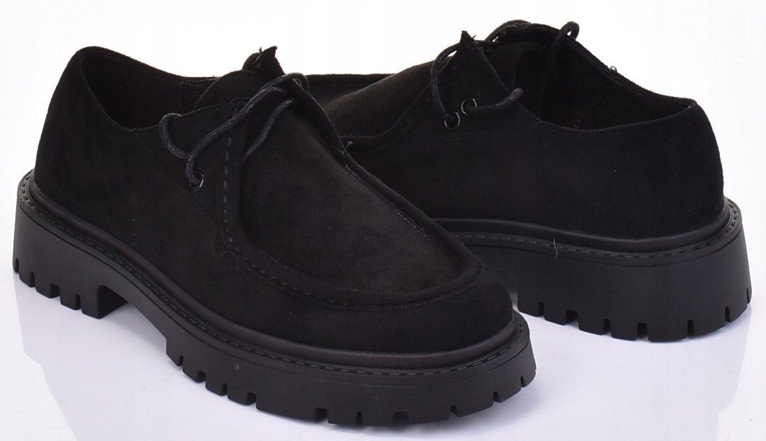 MODNE MOKASYNY DAMSKIE ZAMSZOWE PÓŁBUTY ELEGANCKIE