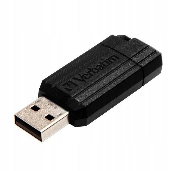 Verbatim Pendrive 128GB Usb-a 2.0 PinStripe černý/černý 49071