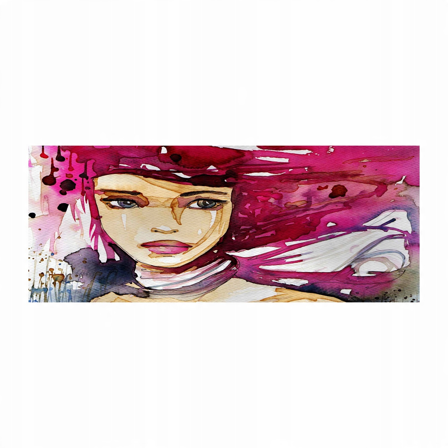 

Foto obraz szkło akryl Abstrakcja kobieta 125x50cm