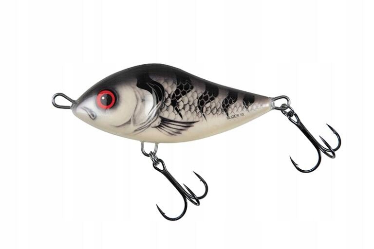 Salmo Wobler Slider Sinking 12cm White Striper
