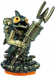 Skylanders Giants Kovová Zelená Vodní Figurka Gill Grunt