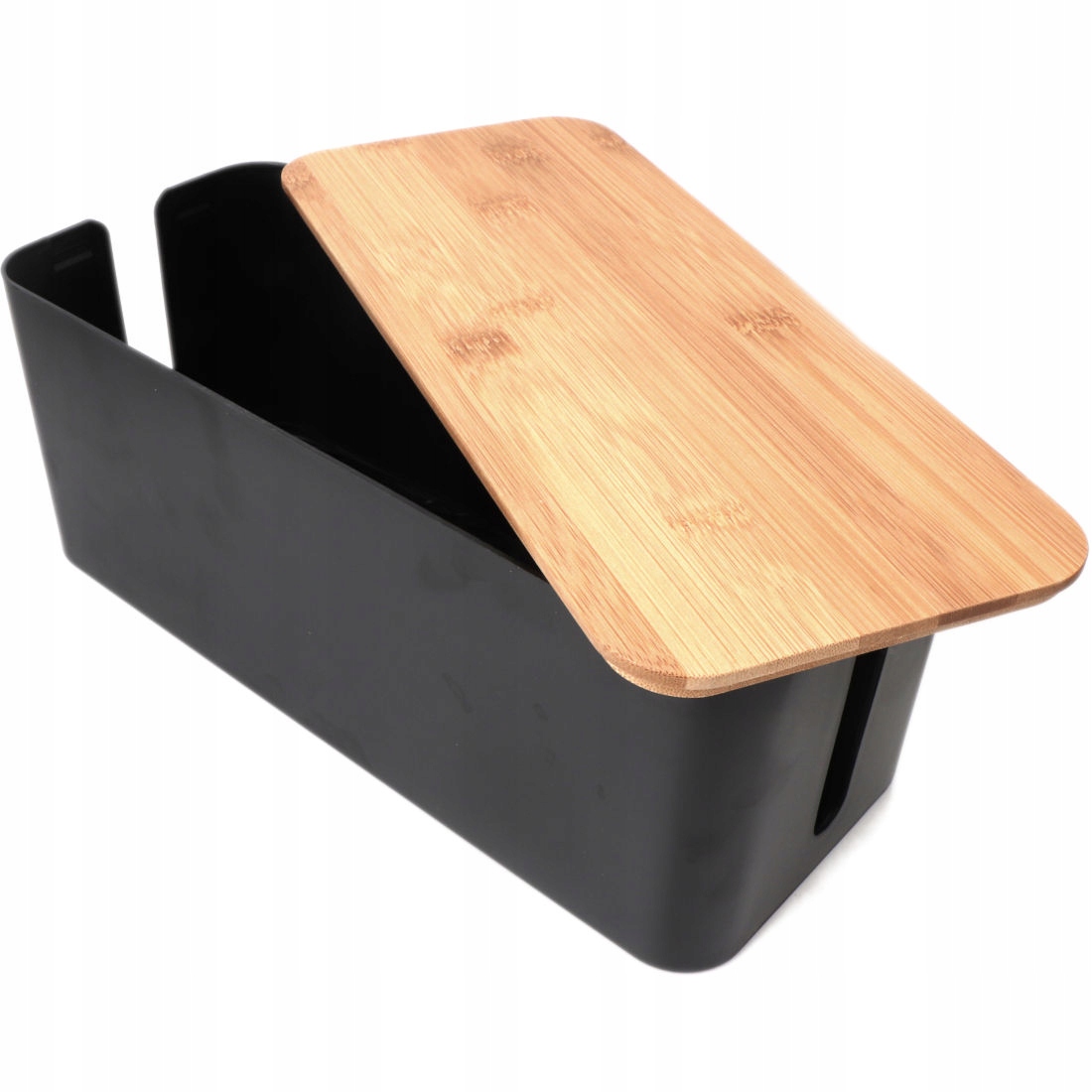 POJEMNIK NA KABLE LISTWY PUDEŁKO ORGANIZER EBOX Model KBO-BK-WOOD