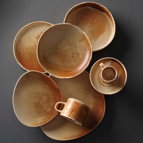 SPODEK CONSTANCY 140mm DO FILIŻANKI BRĄZOWY FINE DINE Linia Constancy