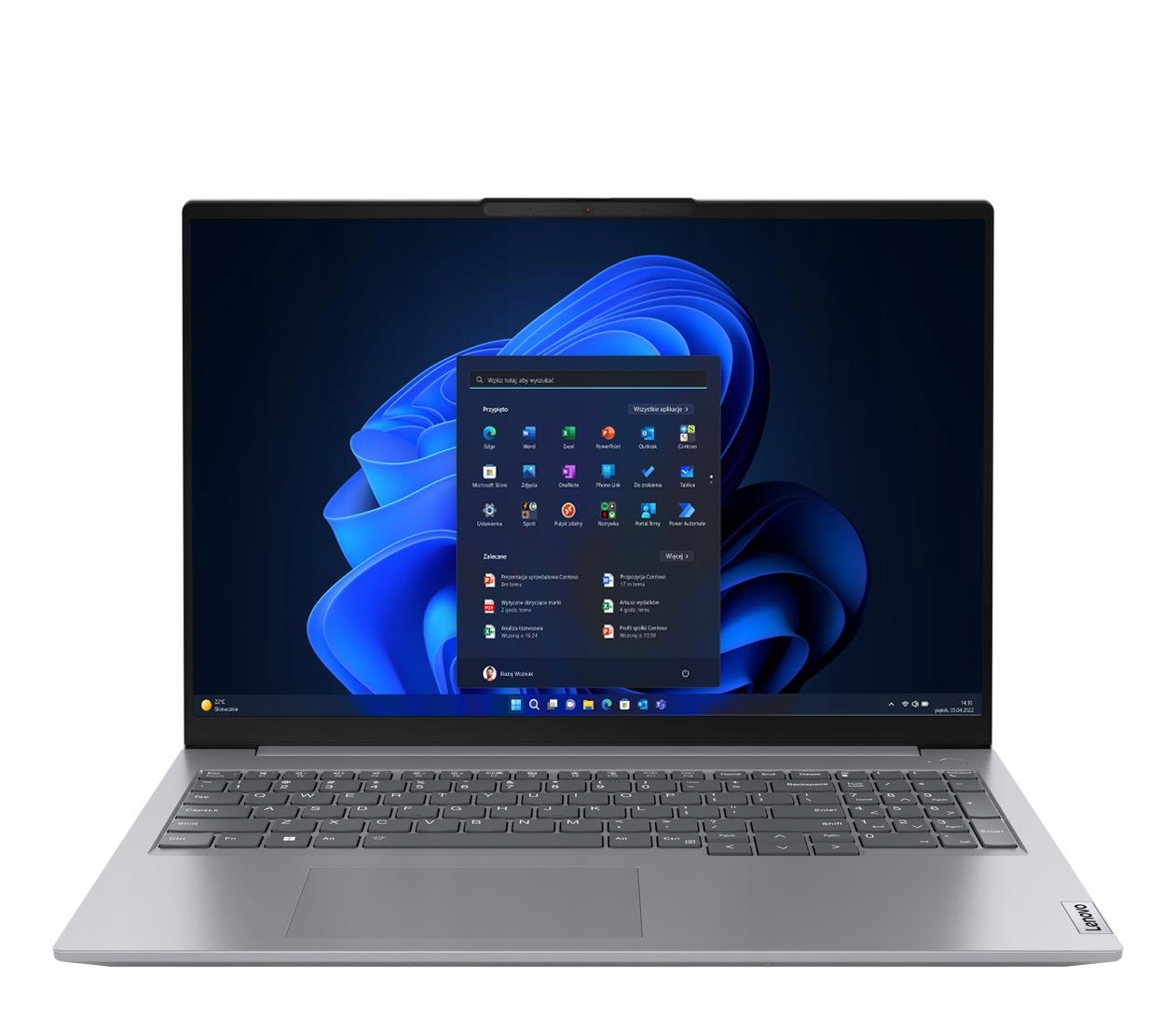 Laptop dla nauczyciela Lenovo ThinkBook 16 Ryzen 5 7535HS 16GB 512 Win11P