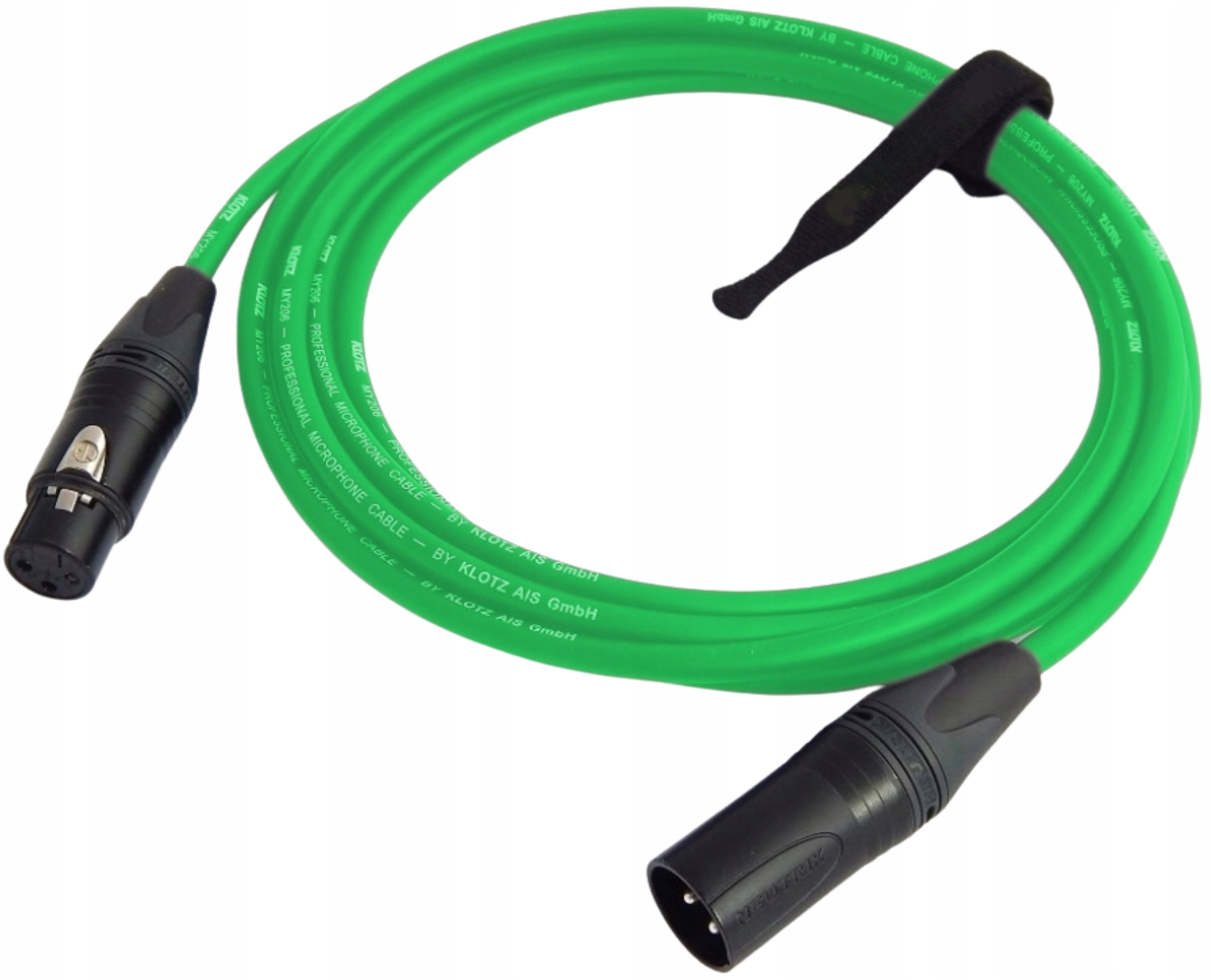 Kabel Xlr Klotz Zelený MY206 Mikrofonní Kabel Xlr-xlr Neutrik 40 m